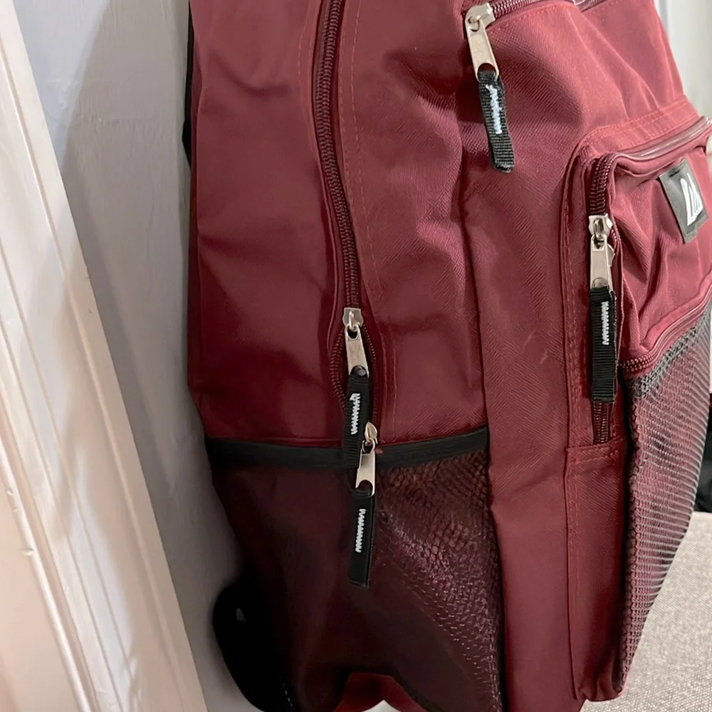 Summit Ridge cranberry colored backpack, NWT. - Picture 3 of 10